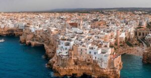 From Bari: Full-day tour to Polignano and Alberobello - Polignano a Mare with Pugliamare: boat, street food, or Tuk Tuk