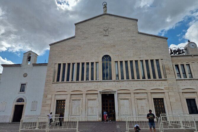 Padre Pio's Shrine in San Giovanni Rotondo from Bari (Apulia) - St. Maria delle Grazie: connecting the sanctuary to the older convent