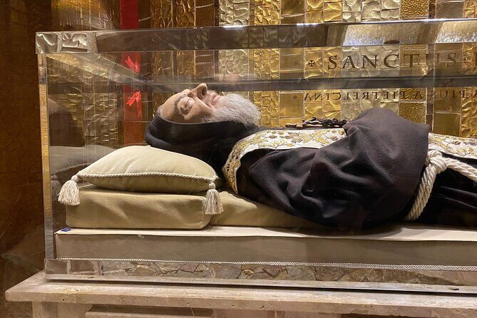 Padre Pio's Shrine in San Giovanni Rotondo from Bari (Apulia) - 8:00 AM start, luxury door-to-door transfers, and how to prep