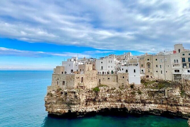 Polignano a Mare luxury boat tour, aperitif, diving and snorkeling - Price and value: when $360.44 per group feels fair