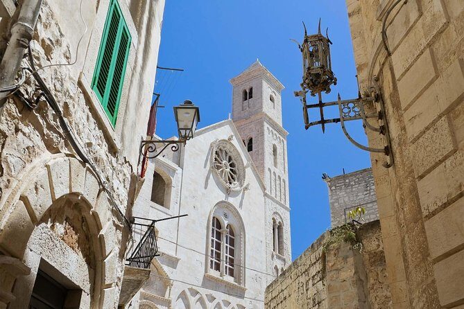 Walking tour of Bari <em>private tour</em> – Price: what $108.37 per person really buys’ /><br />
At <strong>$108.37 per person</strong> for about 2 hours, this isn’t the cheapest walking tour option in Italy. But it’s priced like a guided experience with real value built in.</p>
<p><p>First, you’re paying for the private format. That means you’re funding the guide time for your group only, instead of sharing attention with a larger crowd. For many people, that’s the difference between a rushed overview and a tour that feels like it’s for you.</p>
</p>
<p><p>Second, <strong>admission is included</strong> for the Basilica San Nicola visit. On many tours, you end up paying extra once you’re there. Here, part of the cost is already wrapped in.</p>
</p>
<p><p>Third, the tour includes both sightseeing and a food component—street snacks plus watching <strong>orecchiette</strong> being made. That’s often the part that costs extra if you try to recreate it on your own.</p>
</p>
<p><p>One realistic expectation: because it’s a private 2-hour walk, you won’t cover every corner of Bari. You’re buying a strong highlight route with a guide who helps you understand what you’re seeing.</p>
</p>
<h2 id="who-should-book-this-bari-private-walk">Who should book this Bari private walk</h2>
<p>private tour</em> – Who should book this Bari private walk’ /><br />
This tour fits best if you:</p>
<ul>
<li>Want a <strong>first-timer-friendly</strong> Bari overview without getting lost</li>
<li>Like history but don’t want a museum marathon</li>
<li>Care about food culture and want a specific local skill—orecchiette shaping—up close</li>
<li>Prefer a <strong>private guide</strong> who can adjust the pace</li>
</ul>
<p><p>It may be less ideal if you want long indoor time in multiple buildings, or if you dislike walking for a couple of hours. It’s also weather-dependent, so plan to go in with flexibility.</p>
</p>
<p><p>One more small planning thought: this experience is often booked around <strong>69 days in advance</strong> on average. That’s a hint it’s popular, and you’ll likely have a better selection of times if you reserve earlier.</p>
</p>
<h2 id="should-you-book-this-private-tour-in-bari">Should you book this private tour in Bari?</h2>
<p>Yes—if you want a short, high-impact way to understand Bari’s old-town identity and you’re excited about food. The combo of San Nicola inside access (upper church and crypt), cathedral and castle-side views, and the orecchiette street-food moment is a strong use of your time.</p>
<p><p>Book it especially if you appreciate a guide who keeps things comfortable in tough conditions. The Michella pacing stories matter, because walking tours can feel rough when the weather turns.</p>
</p>
<p><p>Skip it only if you need a lot of unhurried sitting time, or if your plans are so fixed you can’t handle a weather-related change.</p>
</p>
<h2 id="faq">FAQ</h2>
<h3 id="how-long-is-the-walking-tour-of-bari">How long is the walking tour of Bari?</h3>
<p>The tour lasts about 2 hours.</p>
<h3 id="where-does-the-tour-start-and-end">Where does the tour start and end?</h3>
<p>It starts at <strong>Porto di Bari</strong> and ends back at the same meeting point.</p>
<h3 id="is-this-tour-private">Is this tour private?</h3>
<p>Yes. It’s a private tour, and only your group will participate.</p>
<h3 id="what-do-i-visit-at-basilica-san-nicola">What do I visit at Basilica San Nicola?</h3>
<p>You’ll have a guided visit inside the basilica, including the upper church and the crypt. The admission ticket is included, and the stop is about 20 minutes.</p>
<h3 id="does-the-tour-include-food-or-orecchiette">Does the tour include food or orecchiette?</h3>
<p>Yes. You’ll sample street foods and see how orecchiette pasta is made.</p>
<h3 id="is-the-tour-offered-in-english">Is the tour offered in English?</h3>
<p>Yes, it’s offered in English.</p>
<h3 id="is-pickup-available">Is pickup available?</h3>
<p>Pickup is offered, and the meeting point is near public transportation.</p>
<h3 id="when-will-i-get-confirmation-after-booking">When will I get confirmation after booking?</h3>
<p>Confirmation is received within 48 hours of booking, subject to availability.</p>
<h3 id="whats-the-cancellation-policy">What’s the cancellation policy?</h3>
<p>Free cancellation is available. You can cancel up to 24 hours in advance for a full refund.</p>
<h3 id="what-happens-if-the-weather-isnt-good">What happens if the weather isn’t good?</h3>
<p>The experience requires good weather. If it’s canceled due to poor weather, you’ll be offered a different date or a full refund.</p>
</div><aside class="btg-post-sidebar">    <div class="btg-booking">
                    <a class="btg-booking-image" href="https://www.viator.com/tours/Bari/Bari-walking-tour/d4226-117662P1" target="_blank" rel="nofollow noopener sponsored" aria-label="Walking tour of Bari *private tour*">
                <img decoding="async" src="https://baritravelguide.com/wp-content/uploads/2026/05/walking-tour-of-bari-private-tour.jpg" alt="" loading="lazy" />
            </a>
                <div class="btg-booking-body">
                    <p class="btg-booking-platform">Official tickets via <strong>Viator</strong></p>
                            <p class="btg-booking-price">From <strong>$108.37</strong> <span>per person</span></p>
        
        <p class="btg-booking-section-label">Check Availability</p>
        <div class="btg-booking-dates">
                            <a class="btg-booking-date btg-booking-date--today" href="https://www.viator.com/tours/Bari/Bari-walking-tour/d4226-117662P1" target="_blank" rel="nofollow noopener sponsored">
                    <span class="day">Fri</span>
                    <span class="date">29 May</span>
                </a>
                            <a class="btg-booking-date" href="https://www.viator.com/tours/Bari/Bari-walking-tour/d4226-117662P1" target="_blank" rel="nofollow noopener sponsored">
                    <span class="day">Sat</span>
                    <span class="date">30 May</span>
                </a>
                            <a class="btg-booking-date" href="https://www.viator.com/tours/Bari/Bari-walking-tour/d4226-117662P1" target="_blank" rel="nofollow noopener sponsored">
                    <span class="day">Sun</span>
                    <span class="date">31 May</span>
                </a>
                            <a class="btg-booking-date" href="https://www.viator.com/tours/Bari/Bari-walking-tour/d4226-117662P1" target="_blank" rel="nofollow noopener sponsored">
                    <span class="day">Mon</span>
                    <span class="date">1 Jun</span>
                </a>
                        <a class="btg-booking-date btg-booking-date--more" href="https://www.viator.com/tours/Bari/Bari-walking-tour/d4226-117662P1" target="_blank" rel="nofollow noopener sponsored" aria-label="See all dates">
                <svg width="18" height="18" viewBox="0 0 24 24" fill="none" stroke="currentColor" stroke-width="2" stroke-linecap="round" stroke-linejoin="round" aria-hidden="true">
                    <rect x="3" y="4" width="18" height="18" rx="2" ry="2"></rect>
                    <line x1="16" y1="2" x2="16" y2="6"></line>
                    <line x1="8"  y1="2" x2="8"  y2="6"></line>
                    <line x1="3"  y1="10" x2="21" y2="10"></line>
                </svg>
            </a>
        </div>

        <a class="btg-booking-cta" href="https://www.viator.com/tours/Bari/Bari-walking-tour/d4226-117662P1" target="_blank" rel="nofollow noopener sponsored">Book on Viator &rarr;</a>

                    <p class="btg-booking-rating">
                <span class="btg-stars" aria-label="Rating: 5.0 out of 5">
                    <span class="btg-stars-bg" aria-hidden="true">★★★★★</span>
                    <span class="btg-stars-fg" aria-hidden="true" style="width: 100%">★★★★★</span>
                </span>
                <strong>5.0</strong>
                                    <span class="reviews">(8 reviews)</span>
                            </p>
        
        <p class="btg-booking-note">Reviewed by Bari Travel Guide.<br>Booking Through Viator.</p>
        </div>    </div>
    </aside></div><div class="sb-related-posts"><h3>You Might Also Enjoy</h3><div class="sb-related-grid"><a href="https://baritravelguide.com/bari-scavenger-hunt-and-highlights-self-guided-audio-tour/" class="sb-related-item"><img decoding="async" width="300" height="200" src="https://baritravelguide.com/wp-content/uploads/2026/05/bari-scavenger-hunt-and-highlights-self-guided-audio-tour-300x200.jpg" class="attachment-medium size-medium wp-post-image" alt="Bari Scavenger Hunt and Highlights Self Guided Audio Tour - Price-to-experience check: who this is a great deal for" loading="lazy" srcset="https://baritravelguide.com/wp-content/uploads/2026/05/bari-scavenger-hunt-and-highlights-self-guided-audio-tour-300x200.jpg 300w, https://baritravelguide.com/wp-content/uploads/2026/05/bari-scavenger-hunt-and-highlights-self-guided-audio-tour.jpg 669w" sizes="auto, (max-width: 300px) 100vw, 300px" /><span>Bari Scavenger Hunt and Highlights Self Guided Audio Tour</span></a><a href="https://baritravelguide.com/private-tour-in-polignano-a-mare-overlooking-the-sea/" class="sb-related-item"><img decoding="async" width="300" height="200" src="https://baritravelguide.com/wp-content/uploads/2026/05/private-tour-in-polignano-a-mare-overlooking-the-sea-300x200.jpg" class="attachment-medium size-medium wp-post-image" alt="Private tour in Polignano a Mare: overlooking the sea - Centro Storico: Marchesale Arch, ancient walls, and the old power center" loading="lazy" srcset="https://baritravelguide.com/wp-content/uploads/2026/05/private-tour-in-polignano-a-mare-overlooking-the-sea-300x200.jpg 300w, https://baritravelguide.com/wp-content/uploads/2026/05/private-tour-in-polignano-a-mare-overlooking-the-sea.jpg 669w" sizes="auto, (max-width: 300px) 100vw, 300px" /><span>Private tour in Polignano a Mare: overlooking the sea</span></a><a href="https://baritravelguide.com/from-polignano-bari-alberobello-matera-self-guided-tour/" class="sb-related-item"><img decoding="async" width="300" height="200" src="https://baritravelguide.com/wp-content/uploads/2026/05/from-polignano-bari-alberobello-matera-self-guided-tour-300x200.jpg" class="attachment-medium size-medium wp-post-image" alt="From Polignano & Bari - Alberobello & Matera Self Guided Tour - Alberobello trulli in 2 hours: enough time for the iconic streets" loading="lazy" srcset="https://baritravelguide.com/wp-content/uploads/2026/05/from-polignano-bari-alberobello-matera-self-guided-tour-300x200.jpg 300w, https://baritravelguide.com/wp-content/uploads/2026/05/from-polignano-bari-alberobello-matera-self-guided-tour.jpg 669w" sizes="auto, (max-width: 300px) 100vw, 300px" /><span>From Polignano & Bari – Alberobello & Matera Self Guided Tour</span></a><a href="https://baritravelguide.com/bari-city-bike-rental/" class="sb-related-item"><img decoding="async" width="300" height="188" src="https://baritravelguide.com/wp-content/uploads/2026/05/bari-city-bike-rental-300x188.jpg" class="attachment-medium size-medium wp-post-image" alt="Bari: City Bike Rental - What you get with the bike: lock, helmet, basket, and a map that matters" loading="lazy" srcset="https://baritravelguide.com/wp-content/uploads/2026/05/bari-city-bike-rental-300x188.jpg 300w, https://baritravelguide.com/wp-content/uploads/2026/05/bari-city-bike-rental-768x480.jpg 768w, https://baritravelguide.com/wp-content/uploads/2026/05/bari-city-bike-rental.jpg 900w" sizes="auto, (max-width: 300px) 100vw, 300px" /><span>Bari: City Bike Rental</span></a></div></div><div style="margin: 20px 0; padding: 15px 0;"><h3>More Tour Reviews in Bari</h3><ul style="margin: 10px 0; padding: 0; list-style: none;"><li style="margin: 0 0 10px 0; padding: 0 0 10px 0; border-bottom: 1px solid #eee; display: flex; align-items: flex-start; gap: 12px; line-height: 1.4;"><a href="https://baritravelguide.com/baris-ultimate-street-food-tour-small-group-by-do-eat-better/" aria-hidden="true" tabindex="-1"><img decoding="async" style="width: 80px; height: 60px; object-fit: cover; border-radius: 4px; flex-shrink: 0;" src="https://baritravelguide.com/wp-content/uploads/2026/05/baris-ultimate-street-food-tour-small-group-by-do-eat-better-150x150.jpg" alt="" loading="lazy"></a><div><a href="https://baritravelguide.com/baris-ultimate-street-food-tour-small-group-by-do-eat-better/">Bari’s Ultimate Street Food Tour – Small Group by Do Eat Better</a><br><span style="font-size: 0.82em; color: #555; margin-top: 2px;"><span style="color: #f5a623;">★</span> 5.0 &middot; 1,187 reviews</span></div></li><li style="margin: 0 0 10px 0; padding: 0 0 10px 0; border-bottom: 1px solid #eee; display: flex; align-items: flex-start; gap: 12px; line-height: 1.4;"><a href="https://baritravelguide.com/polignano-a-mare-boat-tour-emotions-caves-diving-and-appetizers/" aria-hidden="true" tabindex="-1"><img decoding="async" style="width: 80px; height: 60px; object-fit: cover; border-radius: 4px; flex-shrink: 0;" src="https://baritravelguide.com/wp-content/uploads/2026/05/polignano-a-mare-boat-tour-emotions-caves-diving-and-appetizers-150x150.jpg" alt="" loading="lazy"></a><div><a href="https://baritravelguide.com/polignano-a-mare-boat-tour-emotions-caves-diving-and-appetizers/">Polignano a Mare boat tour emotions, caves, diving and appetizers</a><br><span style="font-size: 0.82em; color: #555; margin-top: 2px;"><span style="color: #f5a623;">★</span> 5.0 &middot; 1,022 reviews</span></div></li><li style="margin: 0 0 10px 0; padding: 0 0 10px 0; border-bottom: 1px solid #eee; display: flex; align-items: flex-start; gap: 12px; line-height: 1.4;"><a href="https://baritravelguide.com/bari-guided-walking-tour/" aria-hidden="true" tabindex="-1"><img decoding="async" style="width: 80px; height: 60px; object-fit: cover; border-radius: 4px; flex-shrink: 0;" src="https://baritravelguide.com/wp-content/uploads/2026/05/bari-guided-walking-tour-150x150.jpg" alt="" loading="lazy"></a><div><a href="https://baritravelguide.com/bari-guided-walking-tour/">Bari: Guided Walking Tour</a><br><span style="font-size: 0.82em; color: #555; margin-top: 2px;"><span style="color: #f5a623;">★</span> 4.7 &middot; 744 reviews</span></div></li><li style="margin: 0 0 10px 0; padding: 0 0 10px 0; border-bottom: 1px solid #eee; display: flex; align-items: flex-start; gap: 12px; line-height: 1.4;"><a href="https://baritravelguide.com/tour-di-alberobello-e-matera-in-bus-privato-da-bari/" aria-hidden="true" tabindex="-1"><img decoding="async" style="width: 80px; height: 60px; object-fit: cover; border-radius: 4px; flex-shrink: 0;" src="https://baritravelguide.com/wp-content/uploads/2026/05/tour-di-alberobello-e-matera-in-bus-privato-da-bari-150x150.jpg" alt="" loading="lazy"></a><div><a href="https://baritravelguide.com/tour-di-alberobello-e-matera-in-bus-privato-da-bari/">Tour di Alberobello e Matera in bus privato da Bari</a><br><span style="font-size: 0.82em; color: #555; margin-top: 2px;"><span style="color: #f5a623;">★</span> 4.8 &middot; 701 reviews</span></div></li><li style="margin: 0 0 10px 0; padding: 0 0 10px 0; border-bottom: 1px solid #eee; display: flex; align-items: flex-start; gap: 12px; line-height: 1.4;"><a href="https://baritravelguide.com/bari-pasta-experience-walking-tour/" aria-hidden="true" tabindex="-1"><img decoding="async" style="width: 80px; height: 60px; object-fit: cover; border-radius: 4px; flex-shrink: 0;" src="https://baritravelguide.com/wp-content/uploads/2026/05/bari-pasta-experience-walking-tour-150x150.jpg" alt="" loading="lazy"></a><div><a href="https://baritravelguide.com/bari-pasta-experience-walking-tour/">Bari: Pasta Experience Walking Tour</a><br><span style="font-size: 0.82em; color: #555; margin-top: 2px;"><span style="color: #f5a623;">★</span> 4.7 &middot; 660 reviews</span></div></li><li style="margin: 0; padding: 0; border-bottom: none; display: flex; align-items: flex-start; gap: 12px; line-height: 1.4;"><a href="https://baritravelguide.com/boat-tour-of-the-polignano-a-mare-caves-with-aperitif/" aria-hidden="true" tabindex="-1"><img decoding="async" style="width: 80px; height: 60px; object-fit: cover; border-radius: 4px; flex-shrink: 0;" src="https://baritravelguide.com/wp-content/uploads/2026/05/boat-tour-of-the-polignano-a-mare-caves-with-aperitif-150x150.jpg" alt="" loading="lazy"></a><div><a href="https://baritravelguide.com/boat-tour-of-the-polignano-a-mare-caves-with-aperitif/">Boat tour of the Polignano a Mare caves with aperitif</a><br><span style="font-size: 0.82em; color: #555; margin-top: 2px;"><span style="color: #f5a623;">★</span> 4.5 &middot; 595 reviews</span></div></li></ul></div><div style="margin: 20px 0; padding: 15px 0;"><h3>More Private & Customizable Tours in Bari</h3><ul style="margin: 10px 0; padding: 0; list-style: none;"><li style="margin: 0 0 10px 0; padding: 0 0 10px 0; border-bottom: 1px solid #eee; display: flex; align-items: flex-start; gap: 12px; line-height: 1.4;"><a href="https://baritravelguide.com/bari-2-to-8-hours-private-tour-fully-customizable/" aria-hidden="true" tabindex="-1"><img decoding="async" style="width: 80px; height: 60px; object-fit: cover; border-radius: 4px; flex-shrink: 0;" src="https://baritravelguide.com/wp-content/uploads/2026/05/bari-2-to-8-hours-private-tour-fully-customizable-150x150.jpg" alt="" loading="lazy"></a><div><a href="https://baritravelguide.com/bari-2-to-8-hours-private-tour-fully-customizable/">Bari: 2 to 8 Hours Private Tour – Fully Customizable</a><br><span style="font-size: 0.82em; color: #555; margin-top: 2px;"><span style="color: #f5a623;">★</span> 4.1 &middot; 46 reviews</span></div></li><li style="margin: 0 0 10px 0; padding: 0 0 10px 0; border-bottom: 1px solid #eee; display: flex; align-items: flex-start; gap: 12px; line-height: 1.4;"><a href="https://baritravelguide.com/polignano-a-mare-vintage-private-tour-in-tuktuk/" aria-hidden="true" tabindex="-1"><img decoding="async" style="width: 80px; height: 60px; object-fit: cover; border-radius: 4px; flex-shrink: 0;" src="https://baritravelguide.com/wp-content/uploads/2026/05/polignano-a-mare-vintage-private-tour-in-tuktuk-150x150.jpg" alt="" loading="lazy"></a><div><a href="https://baritravelguide.com/polignano-a-mare-vintage-private-tour-in-tuktuk/">Polignano a Mare: Vintage Private Tour in TukTuk</a><br><span style="font-size: 0.82em; color: #555; margin-top: 2px;"><span style="color: #f5a623;">★</span> 5.0 &middot; 45 reviews</span></div></li><li style="margin: 0 0 10px 0; padding: 0 0 10px 0; border-bottom: 1px solid #eee; display: flex; align-items: flex-start; gap: 12px; line-height: 1.4;"><a href="https://baritravelguide.com/alberobello-matera-private-tour-from-bari/" aria-hidden="true" tabindex="-1"><img decoding="async" style="width: 80px; height: 60px; object-fit: cover; border-radius: 4px; flex-shrink: 0;" src="https://baritravelguide.com/wp-content/uploads/2026/05/alberobello-matera-private-tour-from-bari-150x150.jpg" alt="" loading="lazy"></a><div><a href="https://baritravelguide.com/alberobello-matera-private-tour-from-bari/">Alberobello & Matera : Private Tour from Bari</a><br><span style="font-size: 0.82em; color: #555; margin-top: 2px;"><span style="color: #f5a623;">★</span> 5.0 &middot; 40 reviews</span></div></li><li style="margin: 0 0 10px 0; padding: 0 0 10px 0; border-bottom: 1px solid #eee; display: flex; align-items: flex-start; gap: 12px; line-height: 1.4;"><a href="https://baritravelguide.com/alberobello-private-tour-with-pick-up/" aria-hidden="true" tabindex="-1"><img decoding="async" style="width: 80px; height: 60px; object-fit: cover; border-radius: 4px; flex-shrink: 0;" src="https://baritravelguide.com/wp-content/uploads/2026/05/alberobello-private-tour-with-pick-up-150x150.jpg" alt="" loading="lazy"></a><div><a href="https://baritravelguide.com/alberobello-private-tour-with-pick-up/">Alberobello Private Tour with Pick Up</a><br><span style="font-size: 0.82em; color: #555; margin-top: 2px;"><span style="color: #f5a623;">★</span> 5.0 &middot; 31 reviews</span></div></li><li style="margin: 0 0 10px 0; padding: 0 0 10px 0; border-bottom: 1px solid #eee; display: flex; align-items: flex-start; gap: 12px; line-height: 1.4;"><a href="https://baritravelguide.com/bari-customized-private-walking-tour-with-a-local/" aria-hidden="true" tabindex="-1"><img decoding="async" style="width: 80px; height: 60px; object-fit: cover; border-radius: 4px; flex-shrink: 0;" src="https://baritravelguide.com/wp-content/uploads/2026/05/bari-customized-private-walking-tour-with-a-local-150x150.jpg" alt="" loading="lazy"></a><div><a href="https://baritravelguide.com/bari-customized-private-walking-tour-with-a-local/">Bari: Customized Private Walking Tour with a Local</a><br><span style="font-size: 0.82em; color: #555; margin-top: 2px;"><span style="color: #f5a623;">★</span> 4.7 &middot; 29 reviews</span></div></li><li style="margin: 0; padding: 0; border-bottom: none; display: flex; align-items: flex-start; gap: 12px; line-height: 1.4;"><a href="https://baritravelguide.com/olive-oil-private-tour-and-extra-virgin-olive-oil-tasting-in-altamura/" aria-hidden="true" tabindex="-1"><img decoding="async" style="width: 80px; height: 60px; object-fit: cover; border-radius: 4px; flex-shrink: 0;" src="https://baritravelguide.com/wp-content/uploads/2026/05/olive-oil-private-tour-and-extra-virgin-olive-oil-tasting-in-altamura-150x150.jpg" alt="" loading="lazy"></a><div><a href="https://baritravelguide.com/olive-oil-private-tour-and-extra-virgin-olive-oil-tasting-in-altamura/">Olive Oil Private Tour and Extra Virgin Olive Oil Tasting in Altamura</a><br><span style="font-size: 0.82em; color: #555; margin-top: 2px;"><span style="color: #f5a623;">★</span> 5.0 &middot; 17 reviews</span></div></li></ul></div><div style="margin: 20px 0; padding: 15px 0;"><h3>More Bari Walking Tours in Bari</h3><ul style="margin: 10px 0; padding: 0; list-style: none;"><li style="margin: 0 0 10px 0; padding: 0 0 10px 0; border-bottom: 1px solid #eee; display: flex; align-items: flex-start; gap: 12px; line-height: 1.4;"><a href="https://baritravelguide.com/bari-guided-walking-tour/" aria-hidden="true" tabindex="-1"><img decoding="async" style="width: 80px; height: 60px; object-fit: cover; border-radius: 4px; flex-shrink: 0;" src="https://baritravelguide.com/wp-content/uploads/2026/05/bari-guided-walking-tour-150x150.jpg" alt="" loading="lazy"></a><div><a href="https://baritravelguide.com/bari-guided-walking-tour/">Bari: Guided Walking Tour</a><br><span style="font-size: 0.82em; color: #555; margin-top: 2px;"><span style="color: #f5a623;">★</span> 4.7 &middot; 744 reviews</span></div></li><li style="margin: 0 0 10px 0; padding: 0 0 10px 0; border-bottom: 1px solid #eee; display: flex; align-items: flex-start; gap: 12px; line-height: 1.4;"><a href="https://baritravelguide.com/bari-pasta-experience-walking-tour/" aria-hidden="true" tabindex="-1"><img decoding="async" style="width: 80px; height: 60px; object-fit: cover; border-radius: 4px; flex-shrink: 0;" src="https://baritravelguide.com/wp-content/uploads/2026/05/bari-pasta-experience-walking-tour-150x150.jpg" alt="" loading="lazy"></a><div><a href="https://baritravelguide.com/bari-pasta-experience-walking-tour/">Bari: Pasta Experience Walking Tour</a><br><span style="font-size: 0.82em; color: #555; margin-top: 2px;"><span style="color: #f5a623;">★</span> 4.7 &middot; 660 reviews</span></div></li><li style="margin: 0 0 10px 0; padding: 0 0 10px 0; border-bottom: 1px solid #eee; display: flex; align-items: flex-start; gap: 12px; line-height: 1.4;"><a href="https://baritravelguide.com/bari-walking-city-tour/" aria-hidden="true" tabindex="-1"><img decoding="async" style="width: 80px; height: 60px; object-fit: cover; border-radius: 4px; flex-shrink: 0;" src="https://baritravelguide.com/wp-content/uploads/2026/05/bari-walking-city-tour-150x150.jpg" alt="" loading="lazy"></a><div><a href="https://baritravelguide.com/bari-walking-city-tour/">Bari Walking City Tour</a><br><span style="font-size: 0.82em; color: #555; margin-top: 2px;"><span style="color: #f5a623;">★</span> 4.5 &middot; 511 reviews</span></div></li><li style="margin: 0 0 10px 0; padding: 0 0 10px 0; border-bottom: 1px solid #eee; display: flex; align-items: flex-start; gap: 12px; line-height: 1.4;"><a href="https://baritravelguide.com/bari-old-town-guided-eco-friendly-rickshaw-tour/" aria-hidden="true" tabindex="-1"><img decoding="async" style="width: 80px; height: 60px; object-fit: cover; border-radius: 4px; flex-shrink: 0;" src="https://baritravelguide.com/wp-content/uploads/2026/05/bari-old-town-guided-eco-friendly-rickshaw-tour-150x150.jpg" alt="" loading="lazy"></a><div><a href="https://baritravelguide.com/bari-old-town-guided-eco-friendly-rickshaw-tour/">Bari: Old Town Guided Eco-Friendly Rickshaw Tour</a><br><span style="font-size: 0.82em; color: #555; margin-top: 2px;"><span style="color: #f5a623;">★</span> 4.9 &middot; 355 reviews</span></div></li><li style="margin: 0 0 10px 0; padding: 0 0 10px 0; border-bottom: 1px solid #eee; display: flex; align-items: flex-start; gap: 12px; line-height: 1.4;"><a href="https://baritravelguide.com/bari-walking-tour-with-pasta-experience/" aria-hidden="true" tabindex="-1"><img decoding="async" style="width: 80px; height: 60px; object-fit: cover; border-radius: 4px; flex-shrink: 0;" src="https://baritravelguide.com/wp-content/uploads/2026/05/bari-walking-tour-with-pasta-experience-150x150.jpg" alt="" loading="lazy"></a><div><a href="https://baritravelguide.com/bari-walking-tour-with-pasta-experience/">Bari Walking Tour with Pasta Experience</a><br><span style="font-size: 0.82em; color: #555; margin-top: 2px;"><span style="color: #f5a623;">★</span> 4.5 &middot; 270 reviews</span></div></li><li style="margin: 0; padding: 0; border-bottom: none; display: flex; align-items: flex-start; gap: 12px; line-height: 1.4;"><a href="https://baritravelguide.com/bari-vecchia-group-tour-in-italian/" aria-hidden="true" tabindex="-1"><img decoding="async" style="width: 80px; height: 60px; object-fit: cover; border-radius: 4px; flex-shrink: 0;" src="https://baritravelguide.com/wp-content/uploads/2026/05/bari-vecchia-group-tour-in-italian-150x150.jpg" alt="" loading="lazy"></a><div><a href="https://baritravelguide.com/bari-vecchia-group-tour-in-italian/">Bari Vecchia Group Tour in Italian</a><br><span style="font-size: 0.82em; color: #555; margin-top: 2px;"><span style="color: #f5a623;">★</span> 5.0 &middot; 241 reviews</span></div></li></ul></div><div style="margin: 20px 0; padding: 15px 0;"><h3>More tours in Bari we